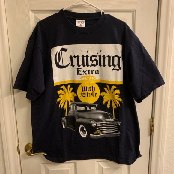 Shaka Extra Cruising Blue T  Shirt Mens Size XL - Picture 1 of 5